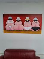 Schilderij De dikke dames, Antiek en Kunst, Ophalen