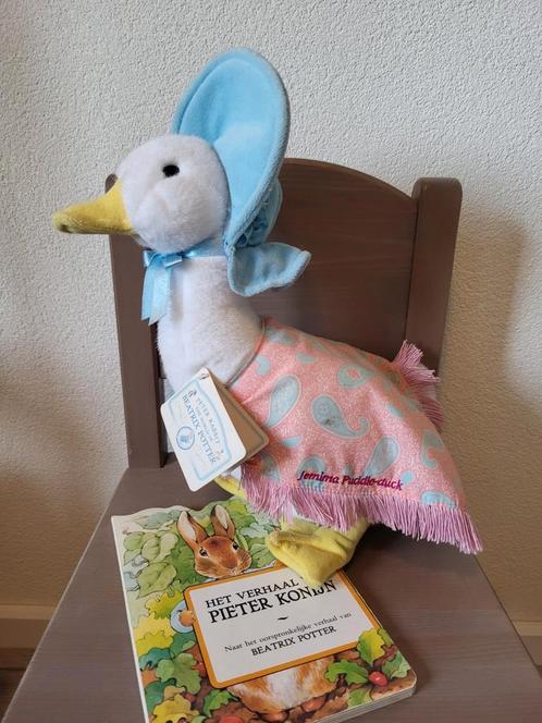 Jemima puddle-duck; Peter Rabbit; Beatrix Potter; 35 cm, Kinderen en Baby's, Speelgoed | Knuffels en Pluche, Nieuw, Eend, Ophalen of Verzenden