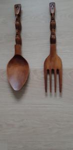 Houten bestek voor decoratie, Antiek en Kunst, Ophalen of Verzenden