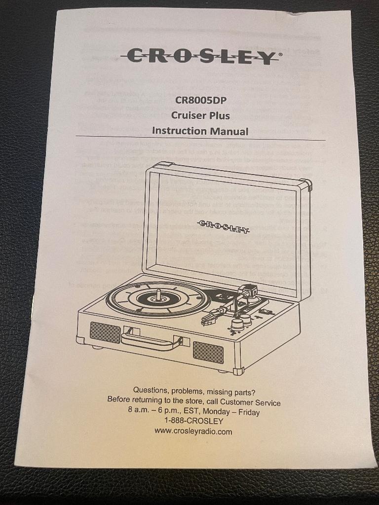 Crosley CR8005DP - Cruiser Plus Record Player, Audio, Tv en Foto, Platenspelers, Ophalen, Nieuw, Platenspeler, Overige merken