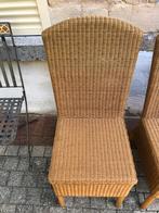 Loom eetkamerstoelen, Huis en Inrichting, Stoelen, Ophalen, Zo goed als nieuw, Bruin, Vier