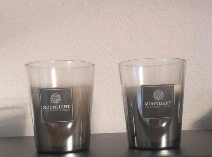 Moonlight fragrance XL candle ZGAN, Huis en Inrichting, Woonaccessoires | Kandelaars en Kaarsen, Zo goed als nieuw, Kaars, Ophalen of Verzenden