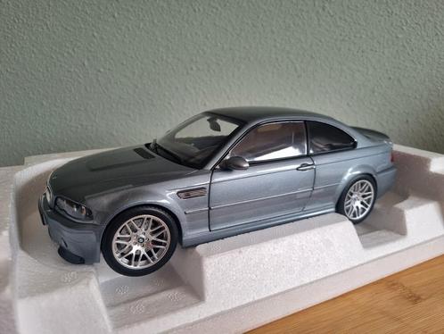 Norev BMW M3 E46 CSL 1:18 Grey Metallic, Hobby en Vrije tijd, Modelauto's | 1:18, Nieuw, Auto, Norev, Ophalen of Verzenden