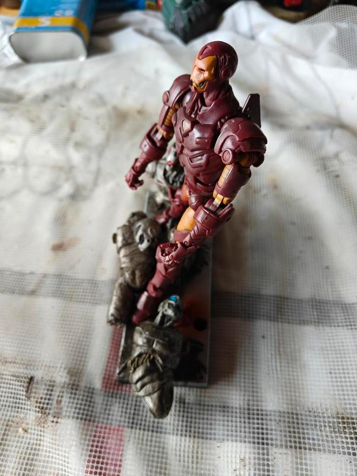 Iron Man Figuur met Display, Kinderen en Baby's, Speelgoed | Actiefiguren, Ophalen of Verzenden