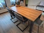 Eettafel (Finn) 77x179x90 cm, Huis en Inrichting, Tafels | Eettafels, Ophalen, Overige materialen, Gebruikt, Stoer
