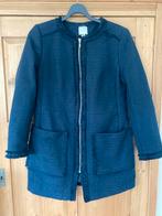 Marine blauw tussen jasje gevoerd en getailleerd maat 42, H&M, Blauw, Maat 42/44 (L), Ophalen of Verzenden