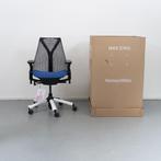 1 x Herman Miller Sayl Bureaustoel Blauw Stof - Zwart Frame