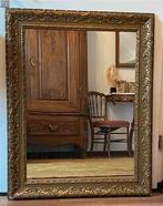 Brocante goudvergulde spiegel, Huis en Inrichting, Ophalen, Rechthoekig, Minder dan 50 cm, Minder dan 100 cm