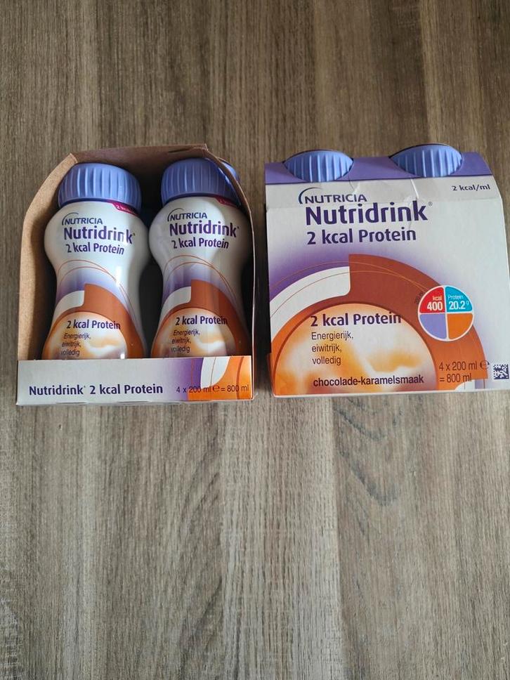 Nutricia Nutridrink Drinkvoeding Chocolade-Karamel 8 Stuks, Diversen, Levensmiddelen, Ophalen of Verzenden