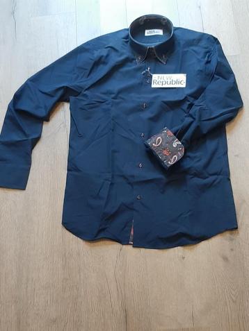 👔Vintage: New Republic nieuw buttondown overhemd🏷️€20,- beschikbaar voor biedingen