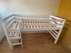 Flexa halfhoogslaper/ laag bed whitewash om te bouwen, Ophalen, Gebruikt, Halfhoogslaper