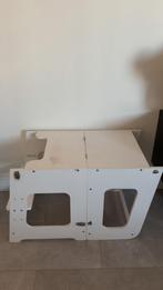 Witte Leertoren / Tafel met Stoel, Ophalen, Gebruikt, Meegroeistoel