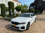 BMW 3-Serie 320i  Aut 2020 Wit pano M-pakket 49dkm, Auto's, 1998 cc, Achterwielaandrijving, 4 cilinders, Wit