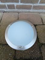 Plafondlamp, Huis en Inrichting, Lampen | Plafondlampen, Ophalen of Verzenden, Gebruikt, Glas