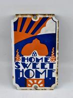 Emaille reclamebord Deurpostje Home Sweet Home, Ophalen of Verzenden