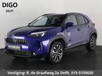 Toyota Yaris Cross 1.5 Hybrid 115 Dynamic Luxury | Stuur- &, Stof, Gebruikt, 1165 kg, Blauw
