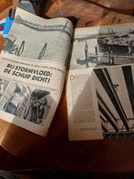 Artikel  stormvloedkering in de Hollandse IJsel 1956, Verzamelen, Ophalen of Verzenden