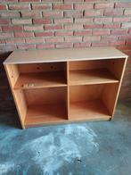 Bruine schoolkast - 120x40x90.5 cm, Ophalen, Met plank(en), Gebruikt, 100 tot 150 cm