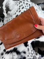 Vintage evht leder Clutch, Ophalen of Verzenden, Zo goed als nieuw, Overige kleuren, Overige typen