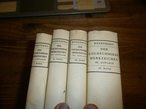 der goldschmiede merkzeichen 4 delen compleet 1000den merken, Antiek en Kunst, Antiek | Boeken en Bijbels, Ophalen of Verzenden