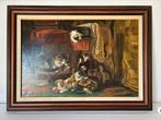 Groot schilderij met katten, Ophalen