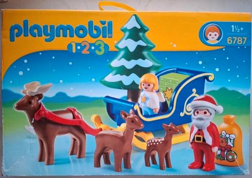 Playmobil 1.2.3. Kerstman met slee, Kinderen en Baby's, Speelgoed | Playmobil, Gebruikt, Ophalen of Verzenden