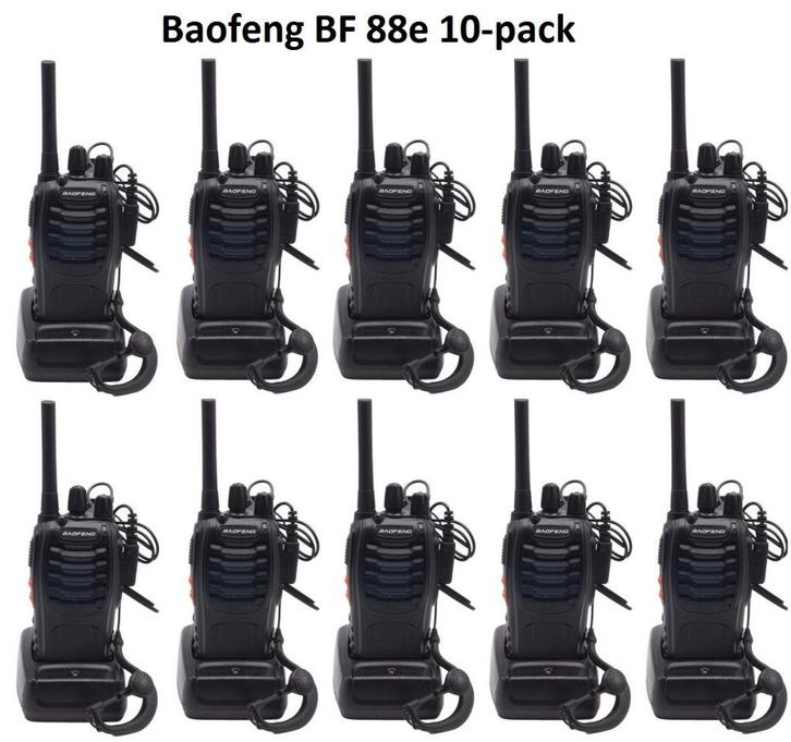 Baofeng BF 88e 10 pack portofoon walkie talkie | NIEUW, Telecommunicatie, Portofoons en Walkie-talkies, Nieuw, Portofoon of Walkie-talkie
