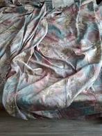 Vintage Gordijnen met Bloemenmotief, Gebruikt, Vintage, Crème, 150 tot 200 cm