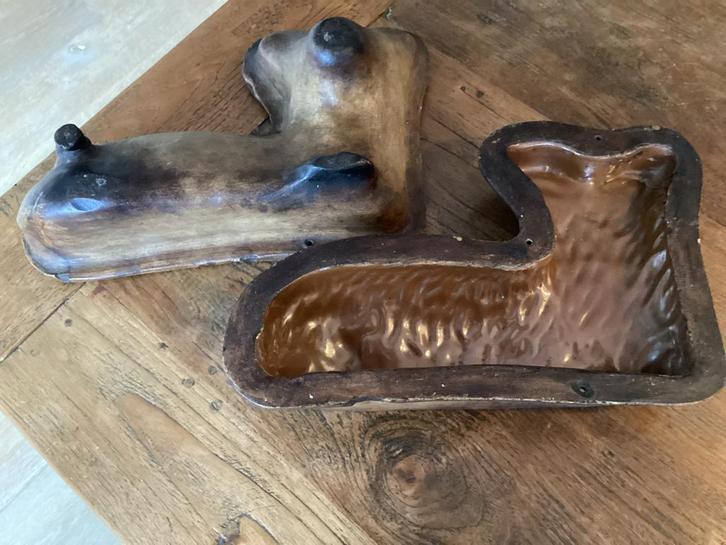 Antieke Pathé Terrine - Slagerij Aardewerk, Antiek en Kunst, Antiek | Keukenbenodigdheden, Ophalen of Verzenden