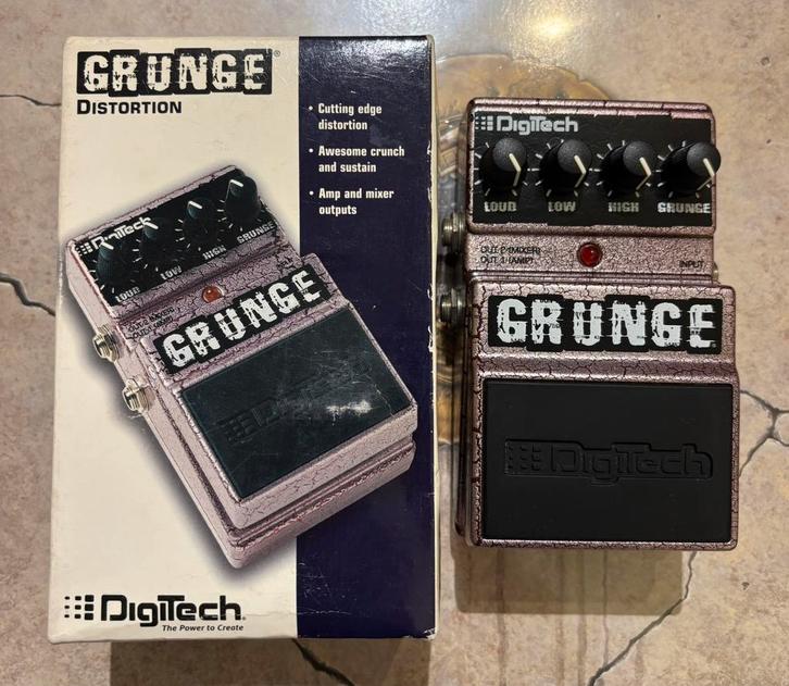 Digitech Grunge Pedal, Muziek en Instrumenten, Effecten, Gebruikt, Distortion, Overdrive of Fuzz, Ophalen of Verzenden