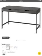 IKEA Alex bureau - grijs met kabelgoot, Huis en Inrichting, Bureaus, Ophalen of Verzenden, Gebruikt, Bureau