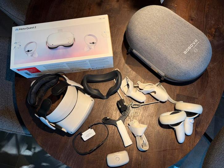Oculus Quest 2, 128gb, Spelcomputers en Games, Virtual Reality, Gebruikt, Overige platformen, VR-bril, Ophalen