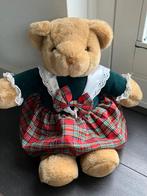 Teddybeer met Schotse ruit jurk | Merison retail Uithoorn, Ophalen of Verzenden, Gebruikt, Stoffen beer, Overige merken