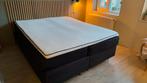 Boxspring 200x160 zwart incl. topper, Huis en Inrichting, Slaapkamer | Boxsprings, Ophalen, Gebruikt, Zwart, Tweepersoons