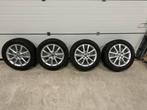 Winterbanden set 5x112  z.g.a.n. velgen VW Seat Skoda Audi, Auto-onderdelen, 205 mm, Banden en Velgen, 16 inch, Gebruikt