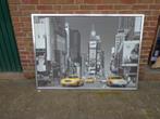 Down-Town New-York 100 x 140 cm., Ophalen, 125 cm of meer, Zo goed als nieuw, Foto of Poster