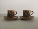 2 vintage kop en schotels, Ophalen of Verzenden, Zo goed als nieuw, Overige stijlen, Kop(pen) en/of Schotel(s)