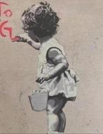 BANKSY : lithografie met certificaat, Antiek en Kunst, Kunst | Litho's en Zeefdrukken, Ophalen of Verzenden