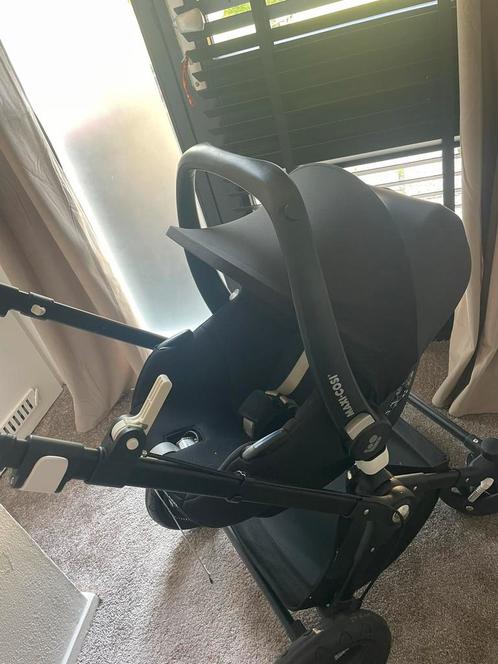 Bugaboo cameleon 3 all black complete set maxicosi & isofix, Kinderen en Baby's, Kinderwagens en Combinaties, Zo goed als nieuw