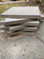 Schellevis 7 stuks grijs 60x60 cm., Tuin en Terras, Ophalen, Gebruikt, Beton, Terrastegels