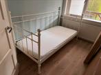1-persoonsbed Ikea, eventueel met matras, Huis en Inrichting, Slaapkamer | Bedden, 90 cm, Gebruikt, Eenpersoons, Metaal