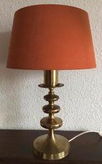 vintage messing tafellamp jaren 60, Ophalen, Gebruikt, 50 tot 75 cm