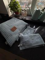 Knit Factory Plaid & Keuken Handdoeken - Stone Green, Ophalen of Verzenden, Nieuw, 100 cm of meer, Deken