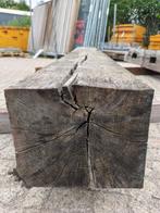 eiken balk, Doe-het-zelf en Verbouw, Hout en Planken, Ophalen, Gebruikt, 25 tot 50 mm, Eiken