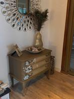 Gerestyled Ladekastje met Bloemdecoratie, Huis en Inrichting, Kasten | Ladekasten, Minder dan 50 cm, Gebruikt, Ophalen of Verzenden