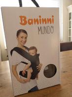 NIEUW...draagzak van Baninni Mundo...grijs., Overige merken, Buik of Rug, Nieuw, Ophalen of Verzenden