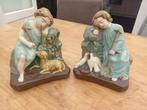 Jezus en St. Janneke Gipsen beelden (antiek/religieus), Antiek en Kunst, Ophalen of Verzenden