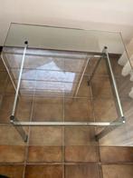 Glazen bijzettafel, Huis en Inrichting, Ophalen, Gebruikt, Klassiek, Glas