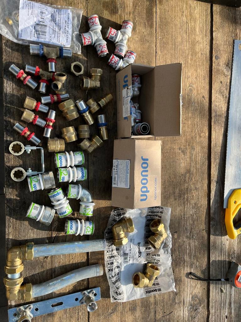 Diverse loodgietersbenodigdheden, Ophalen of Verzenden