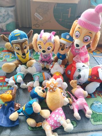Groot Paw Patrol Knuffel Pakket + Rugzak & Handpop beschikbaar voor biedingen
